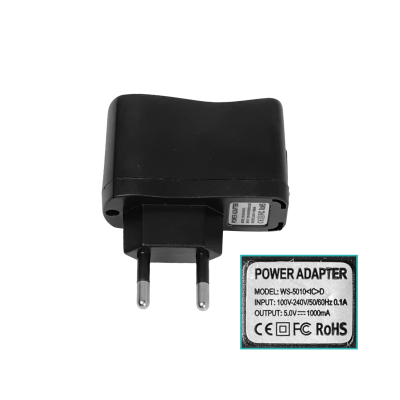 F5-1U 5V 1A 1000mA 5W USB-AH Adaptador de corriente 100-240V necesita-cable