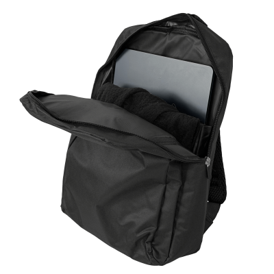 MOCHILO Mochila Negra Notebook 16-plug 33x40cm