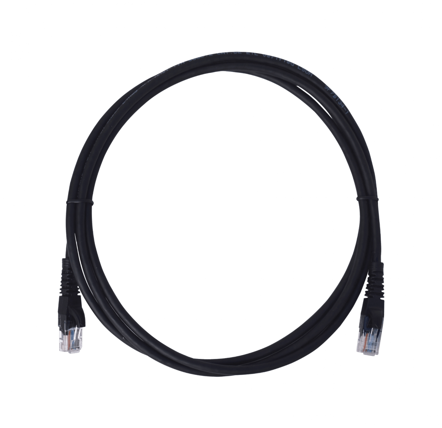 CP6N-20L LINKMADE 2 METROS CAT6 NEGRO LSZH CABLE DE PARCHE MOLDEADO MULTIHILO
