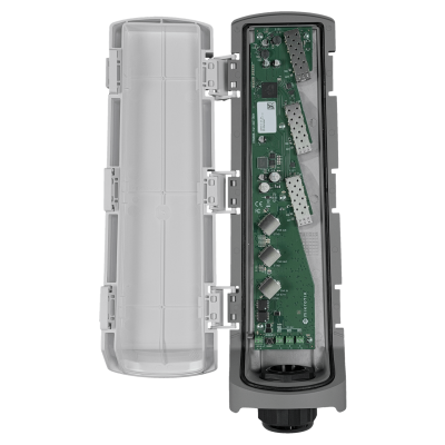 GPERX6 MIKROTIK 1-1000-in 2-1000-out 3-SFP+ in-12-57Vdc Out-12-57Vdc Switch