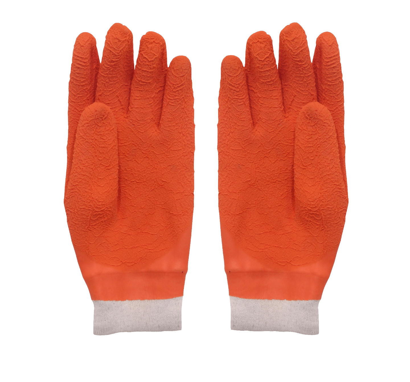 GUANTES-319 HARPON Naranja Par Guante Látex Multiuso Resistente-Corte Vidrio Madera 9-9,5