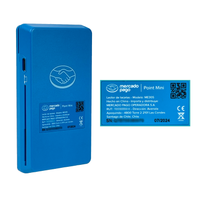POINT-MINI MERCADOPAGO Maquina Mini Pago Con Tarjeta BT Requiere Celular ME30S
