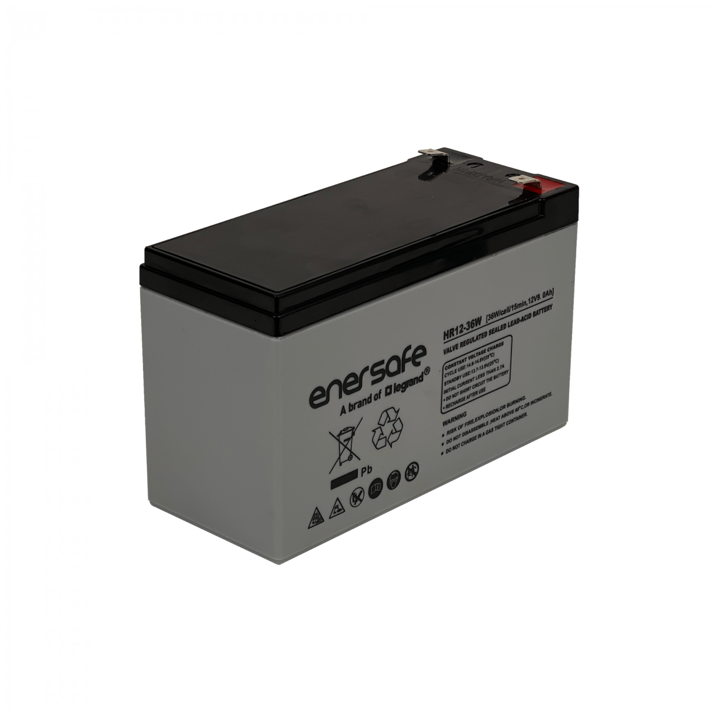 BTA12-9. ENERSAFE Bateria 9,0AH Acido-Plomo 12V Sellada VRLA HR12-36W 9AH