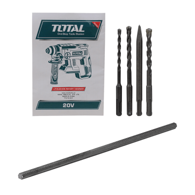 ROTO-20V TOTAL Martillo Rotatorio necesita batería-20V sin-cables percutor SDS PLUS