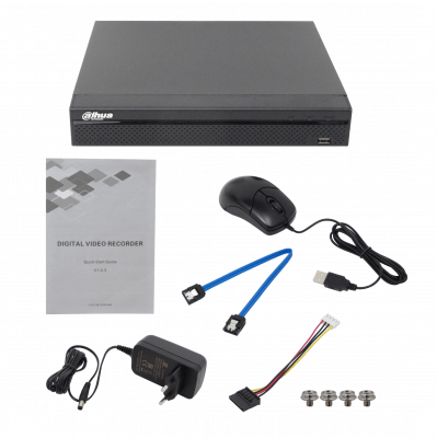 XVR-16. DAHUA Grabador 16-Canales Analógico/IP Compatible 1-SATA Puerto LAN-100 Salida HDMI VGA USB Interfaz RS485 Modelo 4116HS