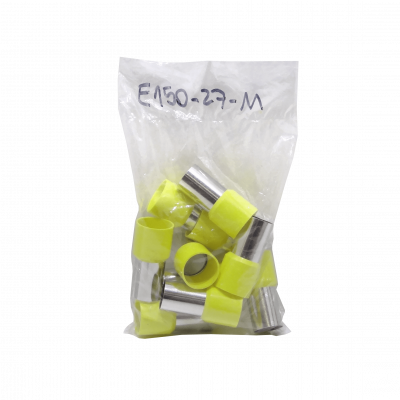 E150-27-M Amarillo 150,0mm2 27/53,0mm 10un 300MCB Terminales Aislados para Crimpar