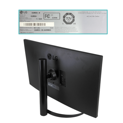 LC32 LG Pantalla 31,5-Pulgadas 3840x2160 4K 2-HDMI 1-DP 16:09 Monitor HDR 32UR550-B