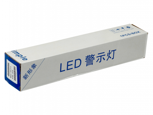 BARV12V Baliza de torre LED Rojo-Verde 12VDC 2W Luz-Fija Carcasa Negra