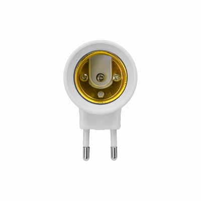 E27-IM Soquete E27 enchufe nacional macho con interruptor req-Ampolleta