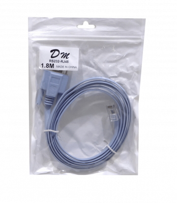 RS232-RJ45 Cable RJ45-Macho DB9-Hembra DE-09/H p/Puerto RS232 Console Switch 1,8m