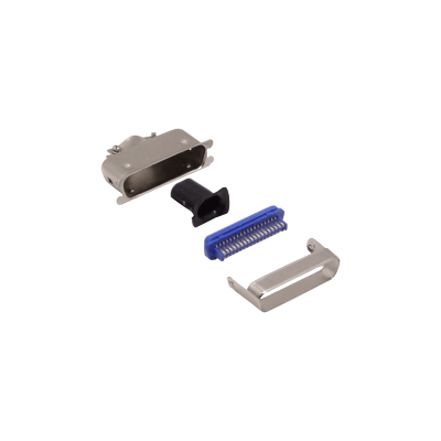 CEN36-M Conector 36-pin Macho Soldable Centronics CEN36 c/Tapa-Metalica