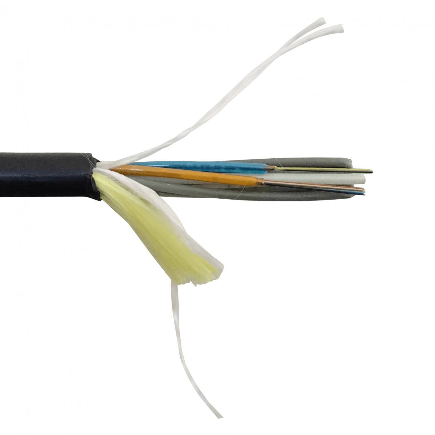 CFSB24 SM 24-Fibras-G652D vano-50m ADSS 10mm Cable Ext-PE Monomodo 2-minitubo
