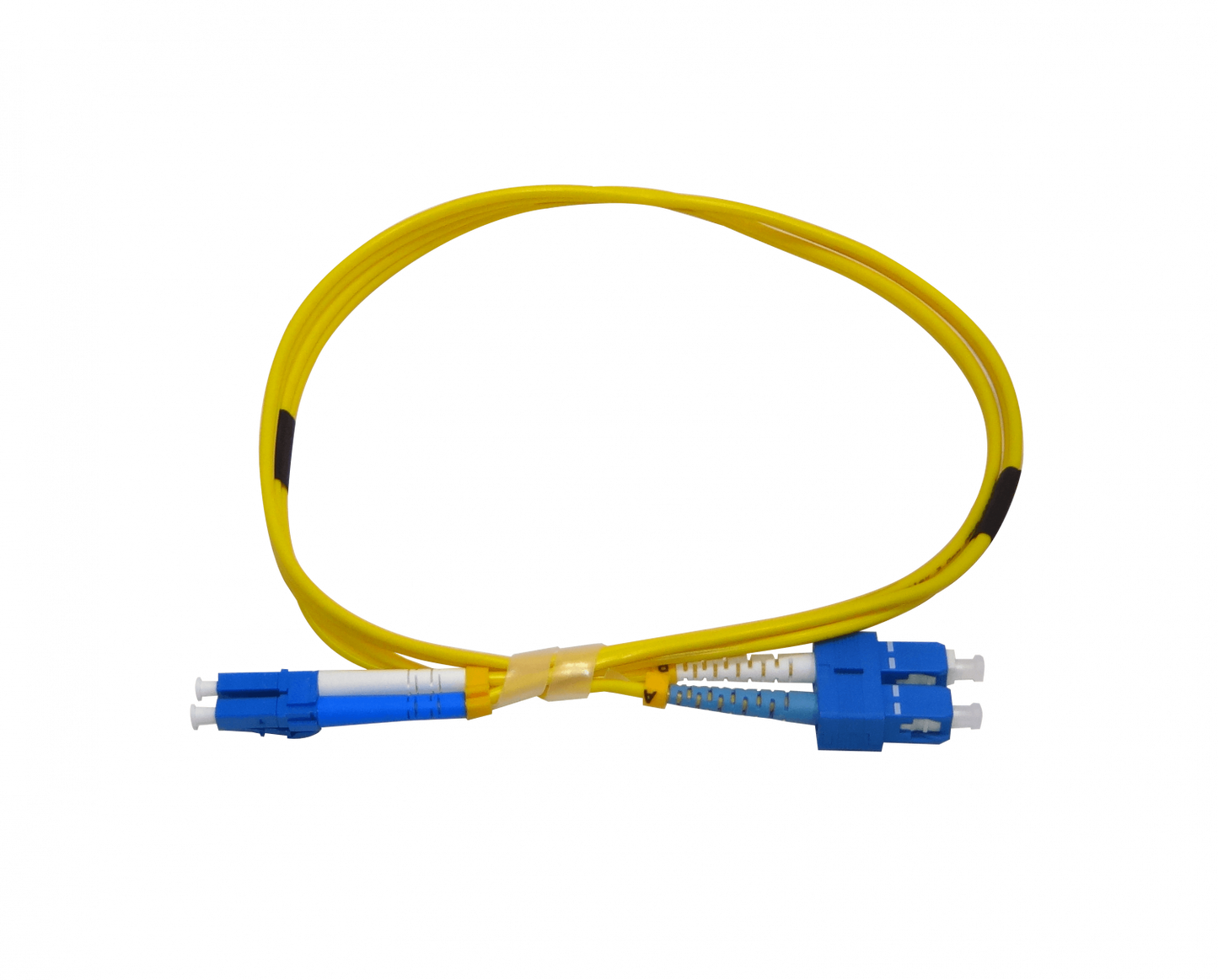 JFSLC1 Cable de Fibra Óptica Dúplex Monomodo SM de 1m LC-SC/UPC 9/125µm 3mm