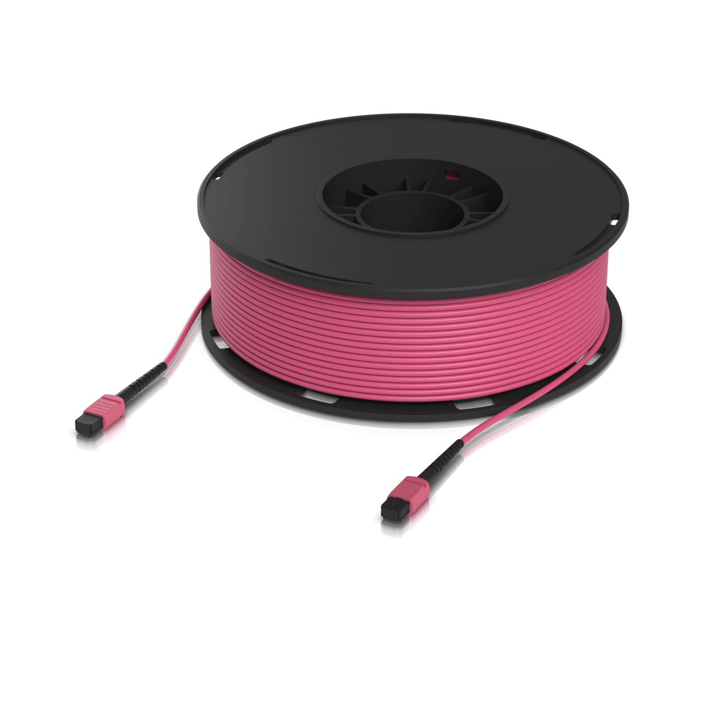 JF4MM100U UI 100 metros MPO-MPO 12-Fibras Configuración-B OM4 Multimodo MM Cable de Unión Óptica LSZH