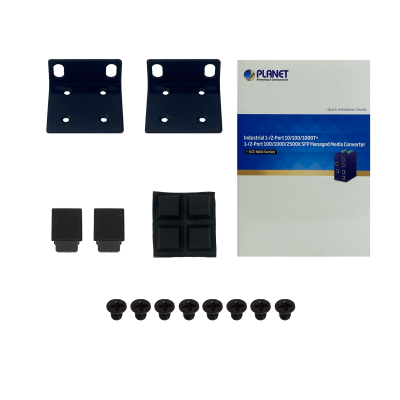 GSW-2620HP Switch PLANET no administrable de 24 puertos 10/100/1000, PoE 48V af/at, 220W totales, 2 ranuras SFP, montaje en Rack