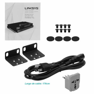 LGS352C LINKSYS 48-1000 4-SFP+10G RS232-RJ45 Switch Admin Rack 52-port C13