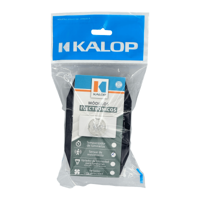 KEP-MOV Sensor de Movimiento KALOP Blanco 200W 10s-8min 220V para Bastidor KL40552