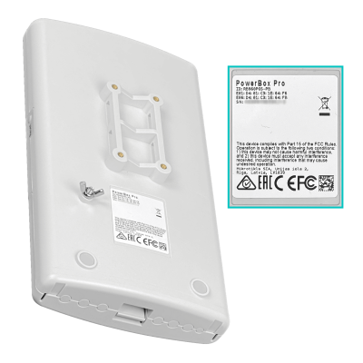 POWERBOX-PRO MIKROTIK Router de Exterior 800MHz 5-1000(4-Puertos-PoE) 1-Puerto-SFP L4 12-57V RB960PGS