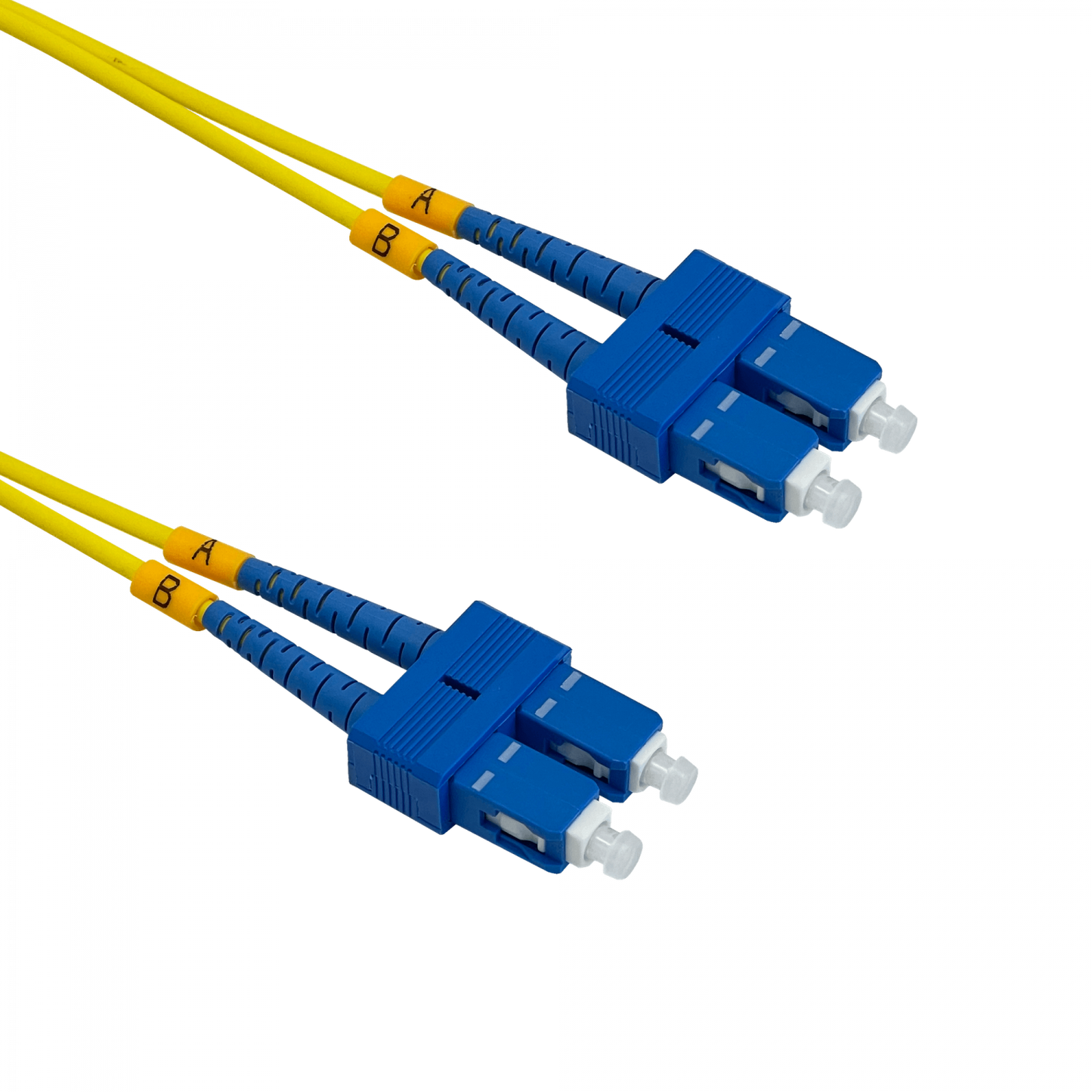 JFSCC25 Latiguillo de fibra óptica monomodo dúplex SC-SC/UPC 25 metros 9/125um diámetro 3mm