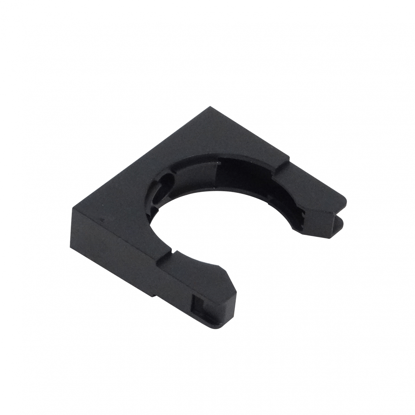 FLEP55-A Abrazadera de sujeción de nylon negro de 55mm para tubería conduit flexible plástica