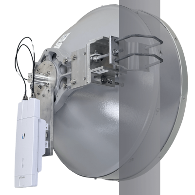 UHP-34 ALGCOM ISO+RAD 11GHz 0,6m 34dBi 10,0-11,7GHz 3º 2x2 2-N-H Emisor Direccional