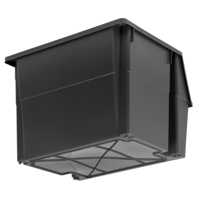 PLA-F WENCO Frontal Ferretero Apilable Gris 40x45cm 34cm-Alto Polipropileno