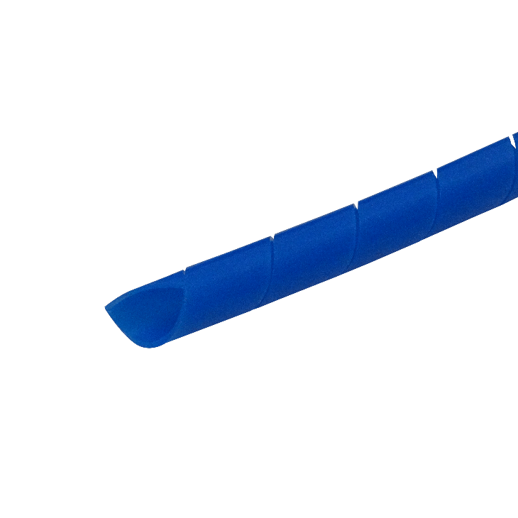 KS-12A PE Azul 12 metros 12/15/0,85mm Enrollable Organizador Cables Espiral