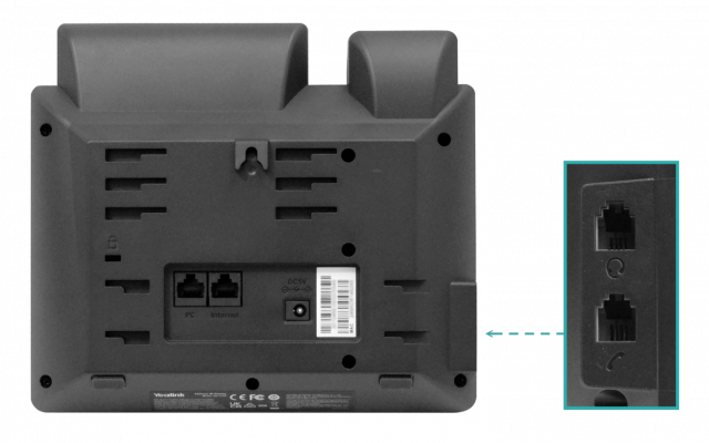 SIP-T33G YEALINK Pantalla-2,4p-Color 4-Cuentas-SIP 2-Puertos-LAN-1000 PoE-af Conector-RJ9-Auriculares Teléfono-VoIP incluye-Fuente-5V