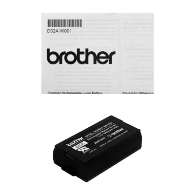 BA-E001 BROTHER Batería Recargable de Litio 7.2V, 1850mAh, 14Wh, Compatible con Rotuladoras PT-E550WVP y PT-E300VP, Referencia CN51B