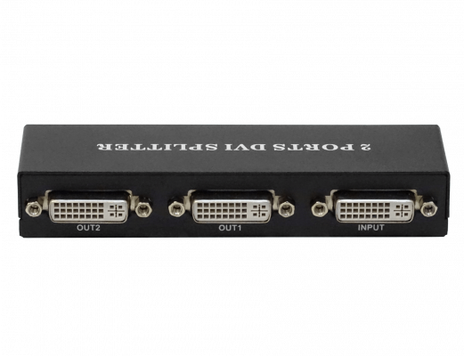 DVI-1X2 Splitter 1x2 DVI/D/Dual-M 1080p 1-in 2-out inc-5V-1A-USB-AM 1920x1200