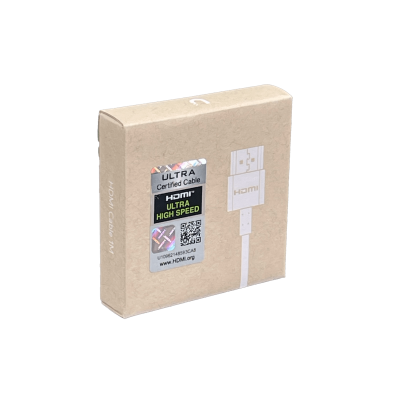 CABLE-UHS-1M UBIQUITI 1mt HDMI-M HDMI-M Cable Negro v2.1b 100cm Diametro-2,8mm