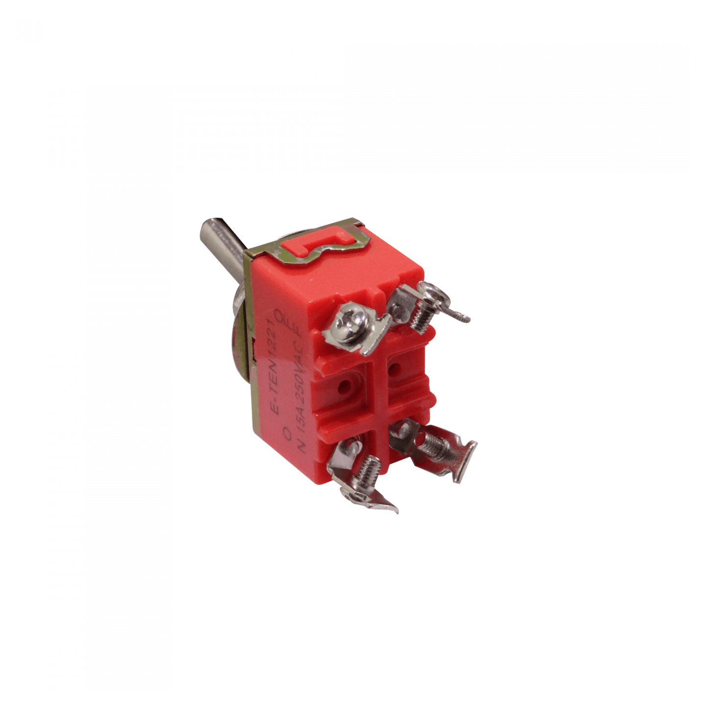 ONOFF Interruptor de Palanca 2-posiciones 4-terminales 250V 15A con Tornillos E-TEN1221