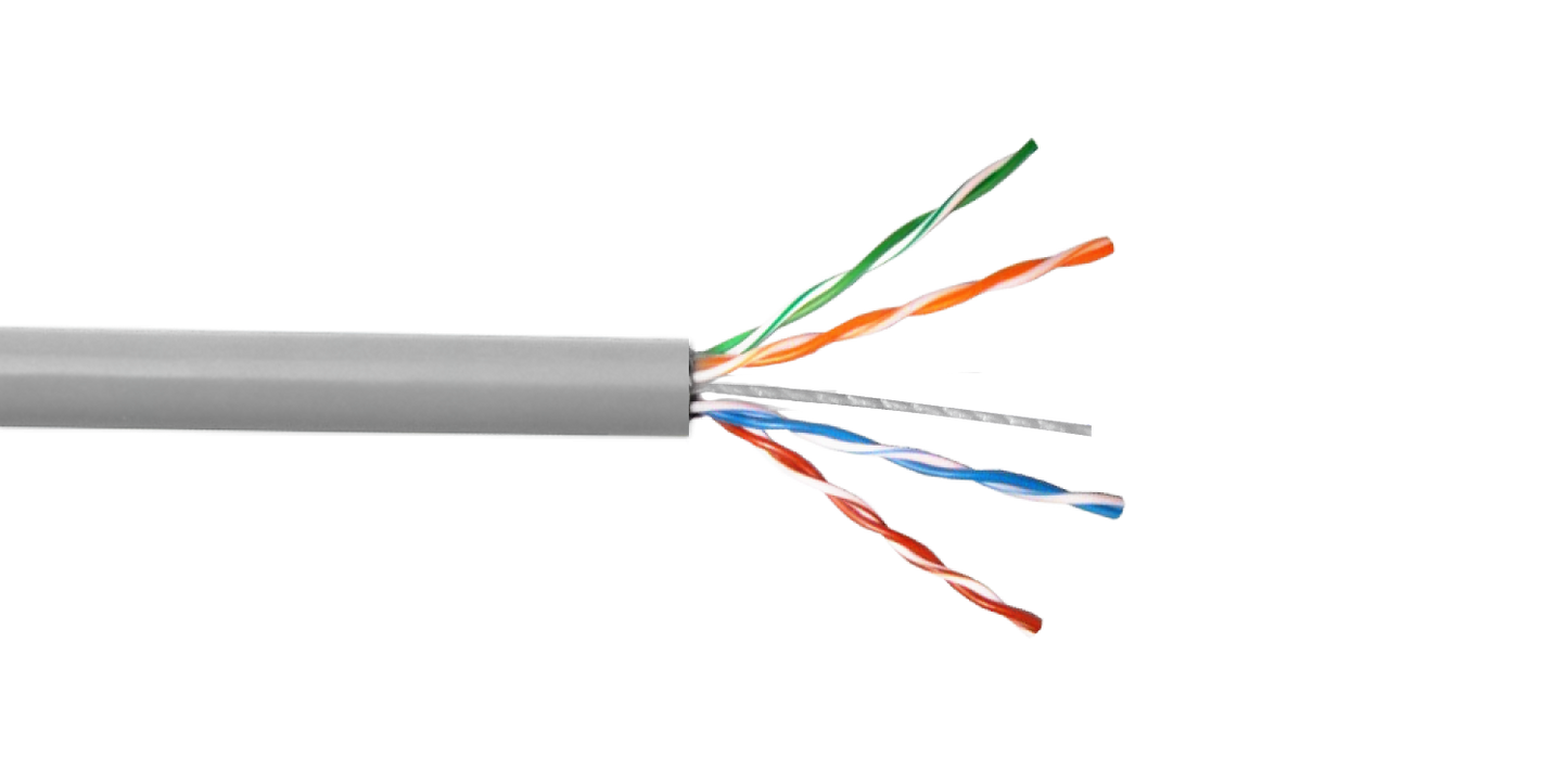CBH-UG3 LINKCHIP Bobina de Cable UTP de 305m Calibre AWG25/0,45mm CCA Sim-Cat5e Color Gris de Aleación Unifi