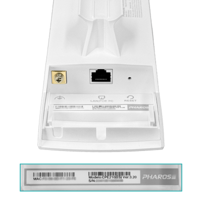 CPE210 TP-LINK Antena exterior 2,4 GHz, ganancia 9 dBi, MIMO 2x2, potencia 27 dBm, alcance 2-100 m, incluye PoE pasivo 24 V / 24 W, haz de 65 x 35 grados