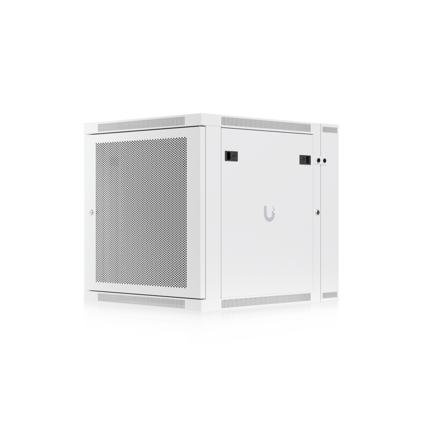 URKD12-7P UBIQUITI Armario de Red 12U con Perforaciones Distribuidas Doble Cierre 70cm-Profundidad Instalación Pared Acabado Blanco