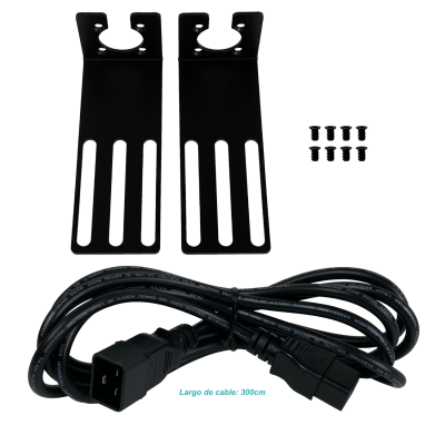PDU-2 Unidad de Distribución de Energía 2-C13 1-C20 1-LAN para Rack PD-IEC021601-SM