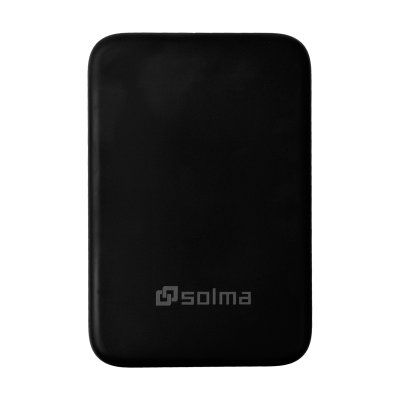 BAT-MAG Acumulador Portátil Carga Inalámbrica Acabado Negro Conector USB-C-H Potencia 15W Capacidad 2000mAh Entrada 5Vdc 3A