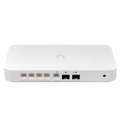 UCG-FIBER UBIQUITI 4-2500 1-10G 2-SFP+10G incluye 54V opcional-NVMe 50+UniFi 5-aplicaciones Pasarela