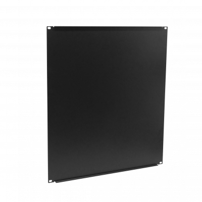 RAP-12 LINKMADE Panel Ciego 12U 534mm Obturador para Rack de 19 Pulgadas en Chapa de Hierro Negro