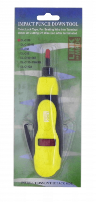 DL-C110 LINKMADE Herramienta de Impacto Ajustable para Ponchado 110/88