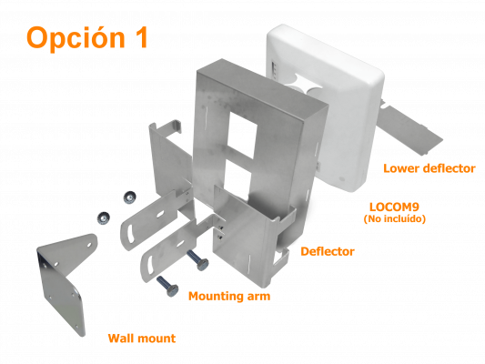 UNSK9 RFARMOR Protector unitario LOCOM9 para disminución de ruido UNSLK9