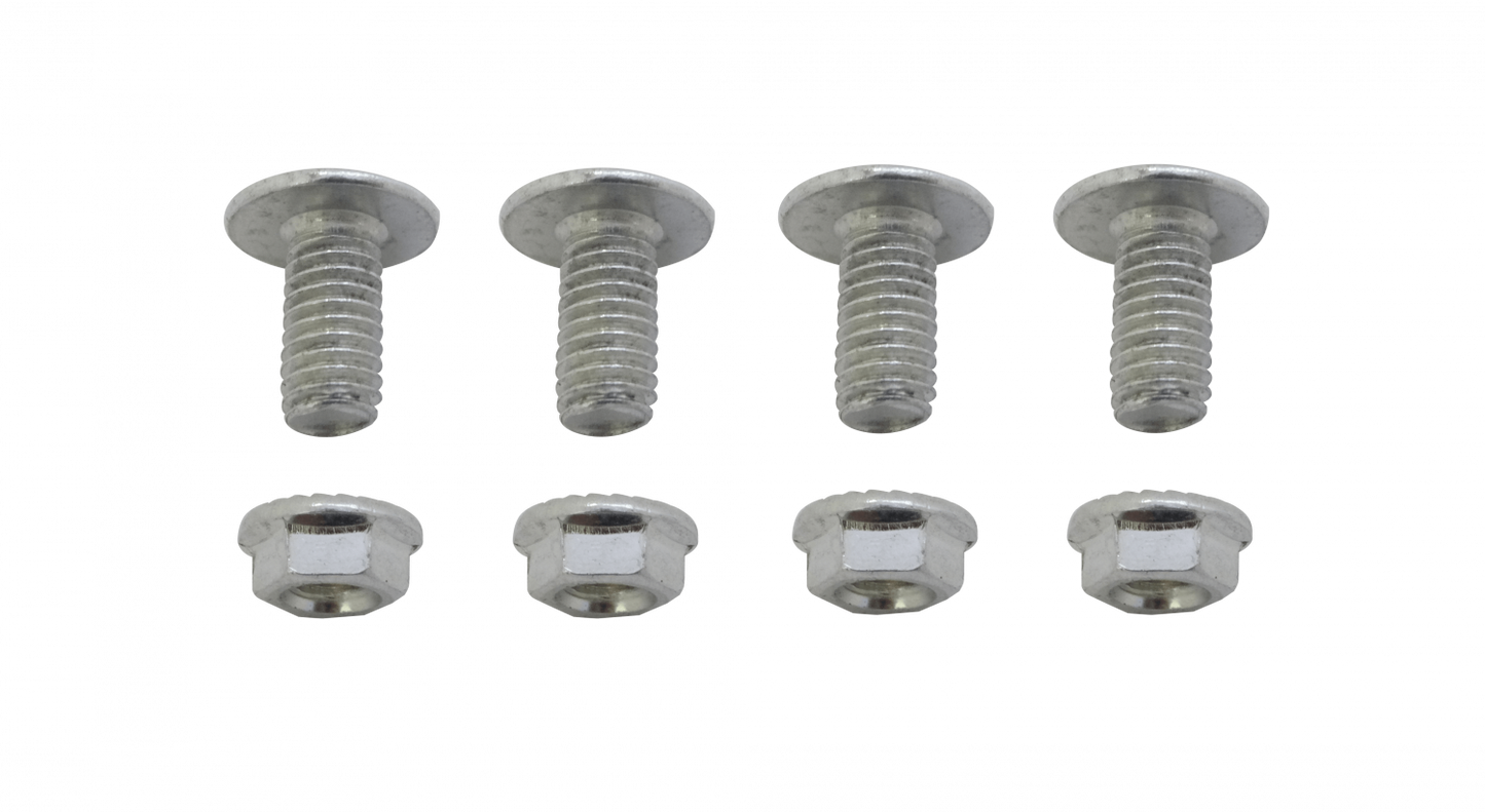 M6-4T LINKMADE 4-pares Tornillo-Tuerca sin-Jaula 10x19/32 Longitud-12/15mm Perno