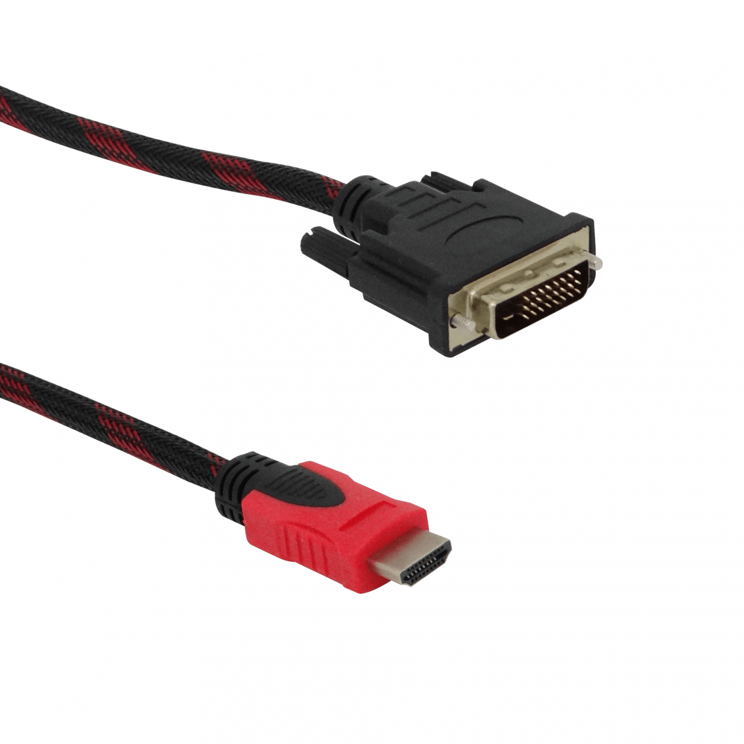 HDMI-2MMDVI Conector DVI/D/Enlace-Simple-Macho a HDMI-Macho 2,0mt Negro 200cm