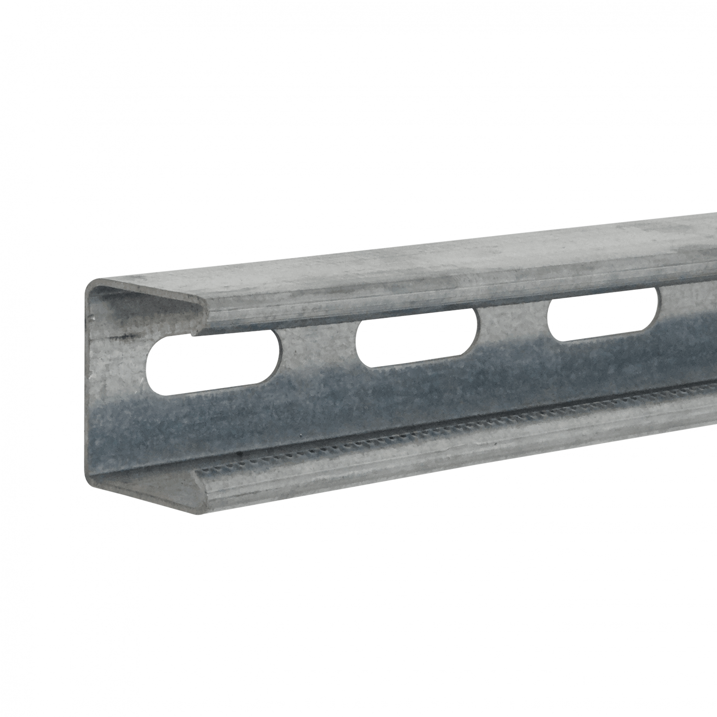 CANAL-2 Perfil Strut 1 metro 41x41x1,2mm Ranurado Acero 100cm