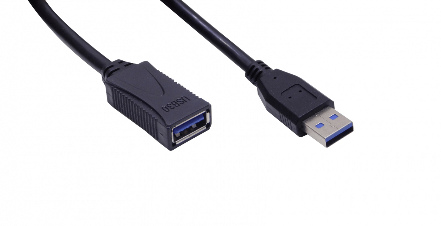USB3EX30 Alargador USB3.0 3 metros 3,0mts A-Macho A-Hembra AM-AH Extensión Sin Amplificación