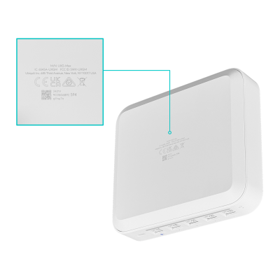 UXG-MAX UBIQUITI 1-Puerto 2500 4-Puertos 2500 IDS/IPS SD-WAN Incluye-Fuente 5V USB-C BTE UniFi Gateway