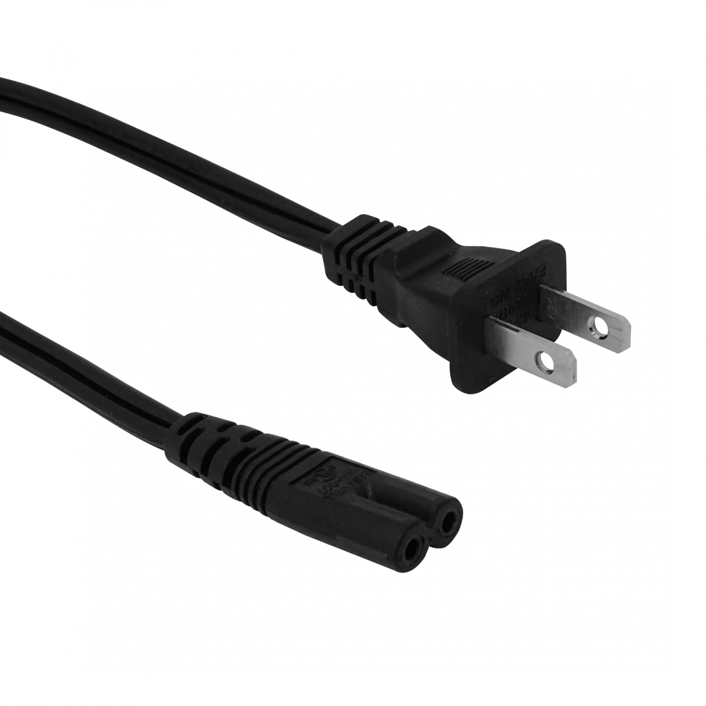 CAM8 Macho-Americano a Hembra-Tipo-8-C7 Cable de Alimentación 1,4 metros 140cm sin-Tierra