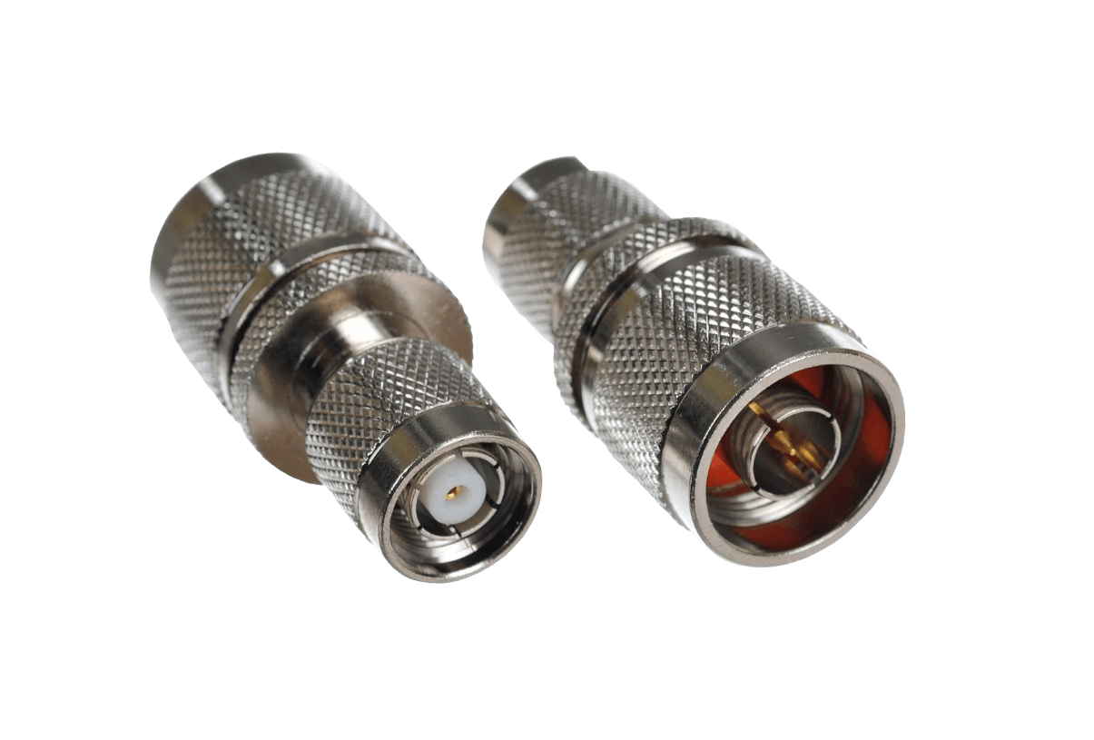 NMZM Adaptador Coaxial Acoplador N-Macho a RPTNC-Macho