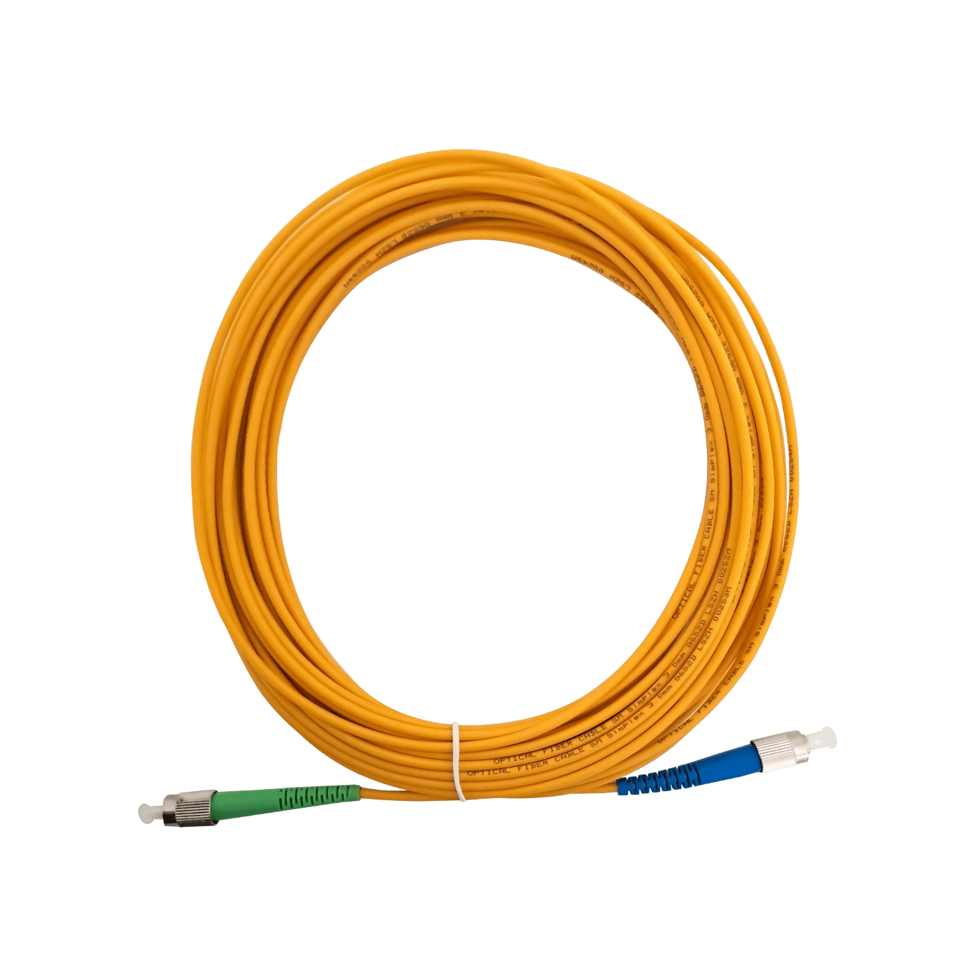 JFSFH12X 12mt FC/APC-FC/UPC Monomodo SM Simplex Cable de Fibra Óptica 9/125um 3mm