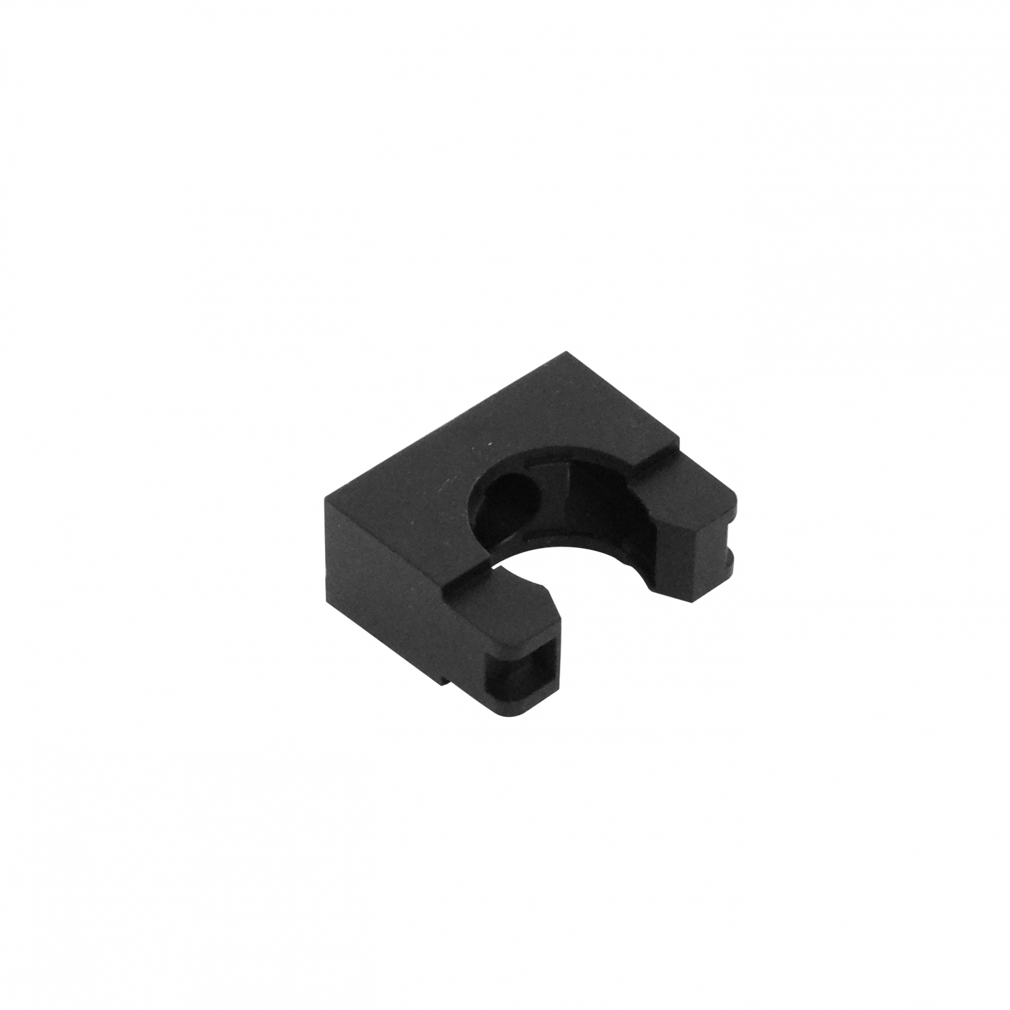 FLEP19-A Abrazadera de Fijación de 19mm para Tubería Flexible Plástica Negra PA